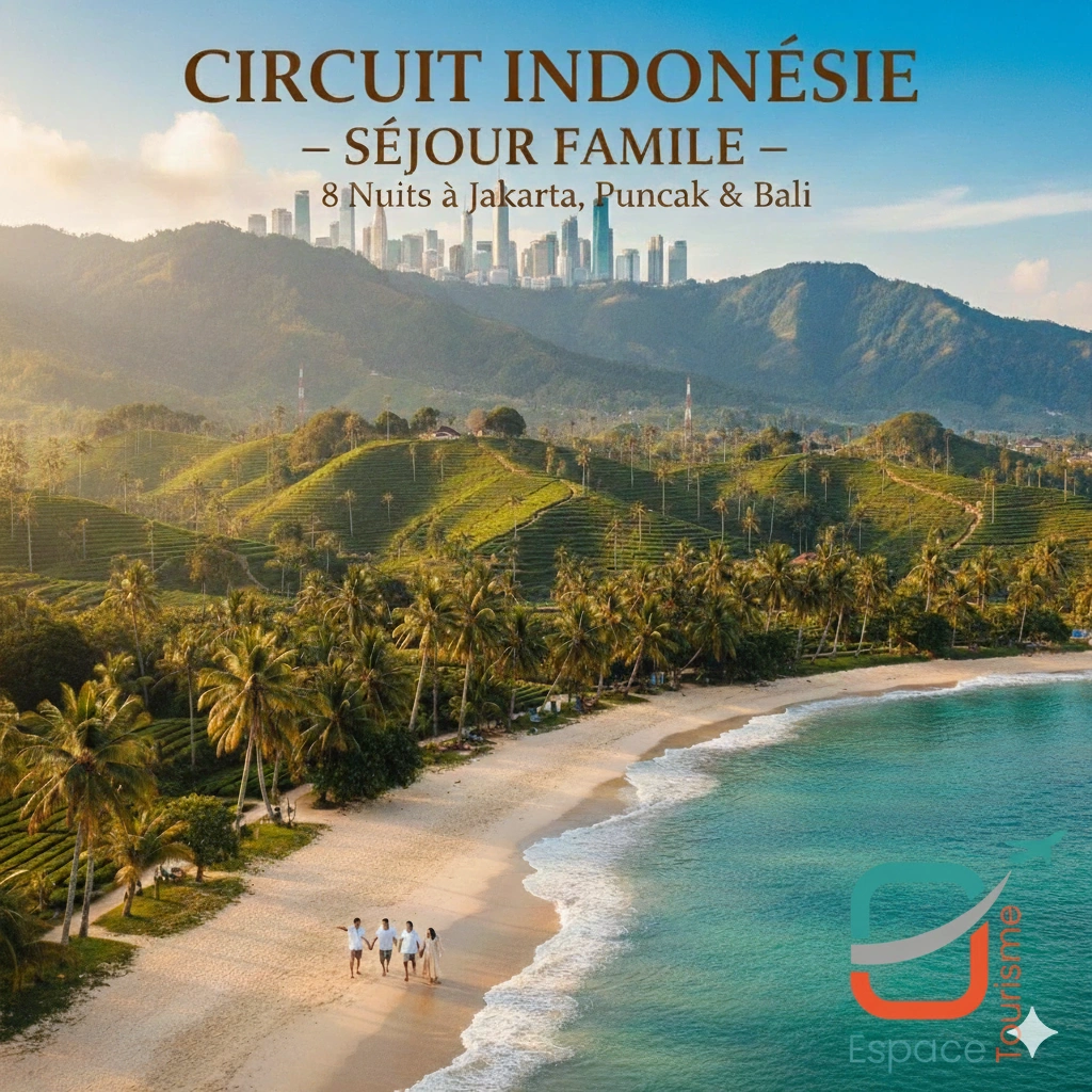 Circuit Indonésie – Séjour Famille 8 Nuits à Jakarta, Puncak & Bali