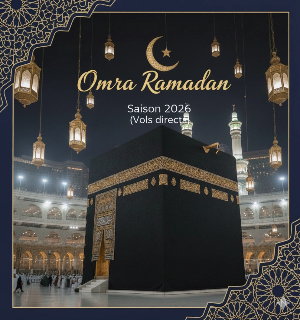 Omra Ramadan – Saison 2026 (vols directs)