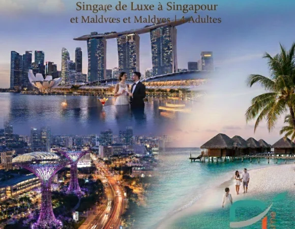Voyage de Luxe à Singapour et Maldives | 4 Adultes